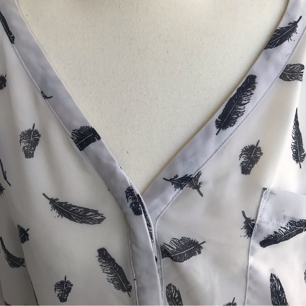 MERONA feather blouse ! - Picture 5 of 12